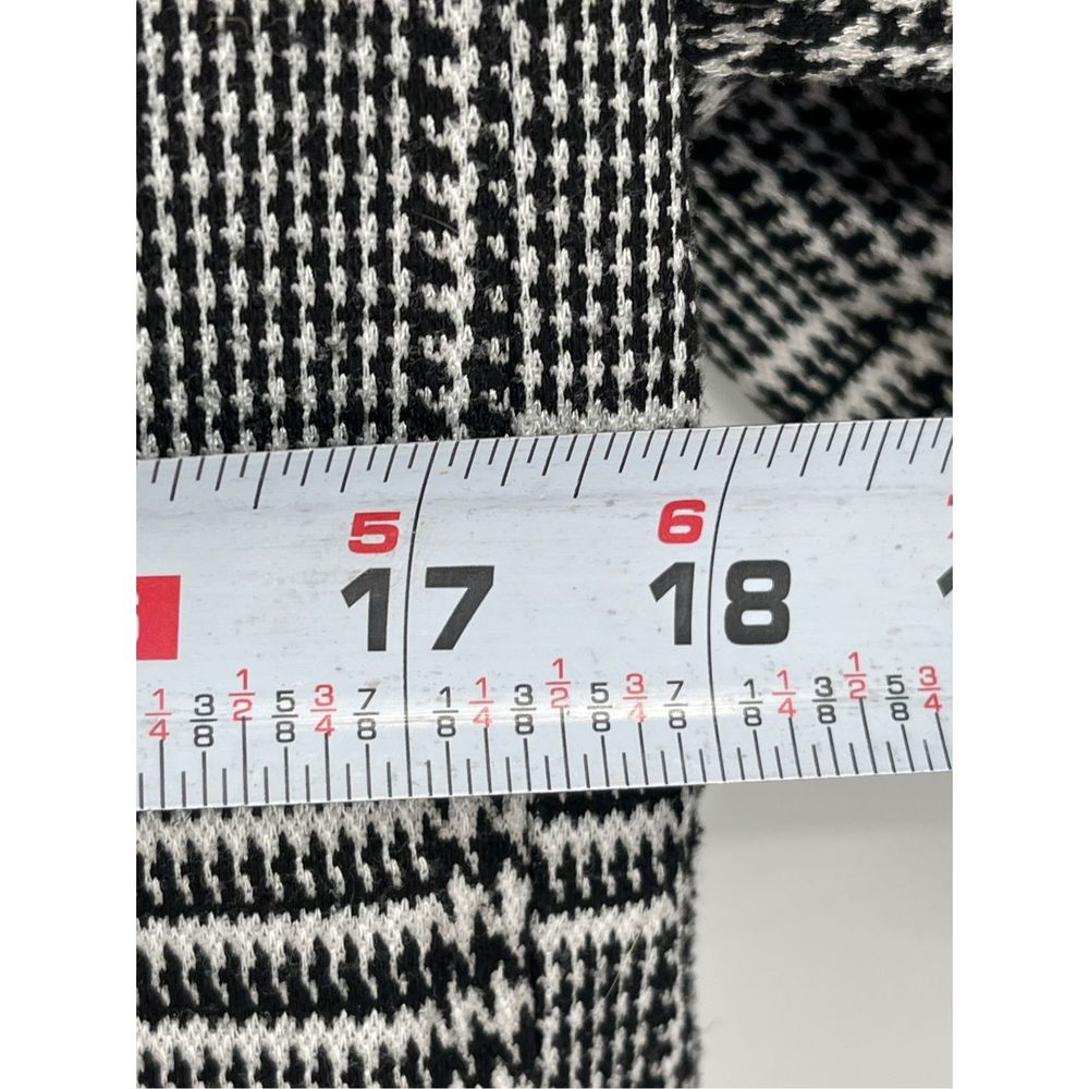 Elie Tahari Blazer Women's Size 6 Houndstooth Black White - Picture 13 of 14